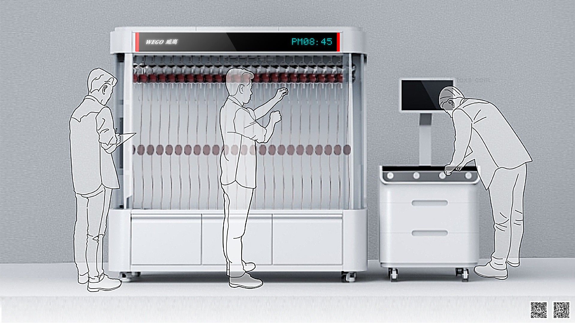 智能濾白柜的設計過程